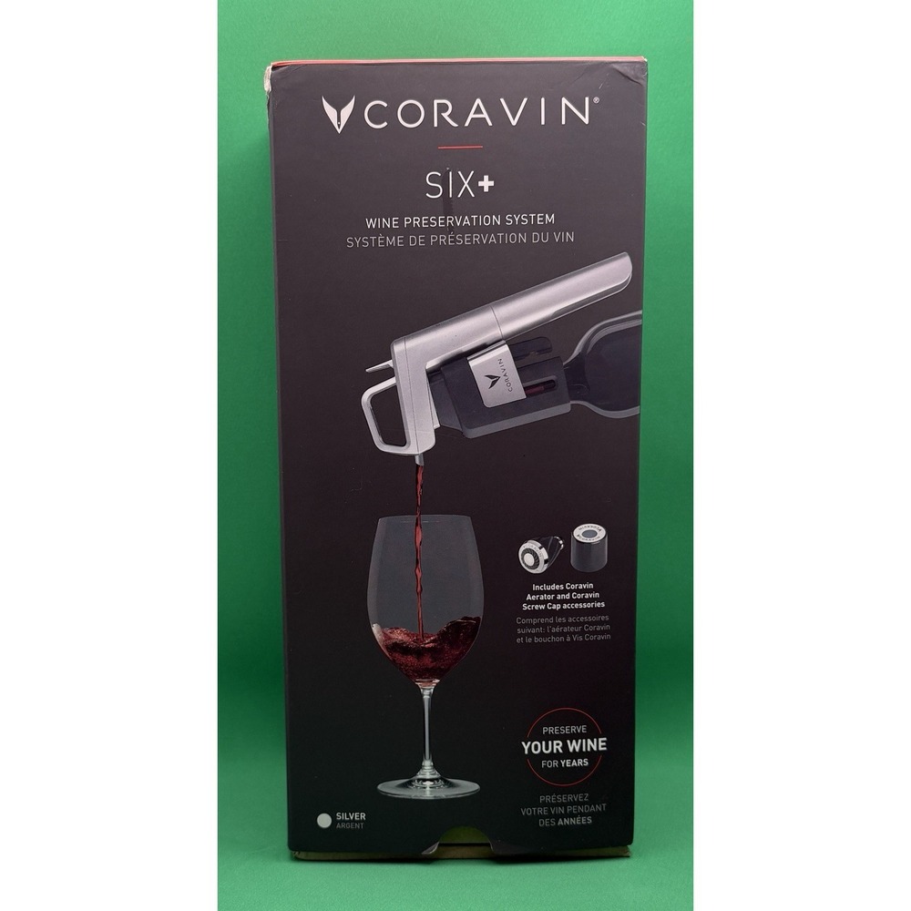 Coravin Timeless Model 6+ Wine Preservation System In Silver